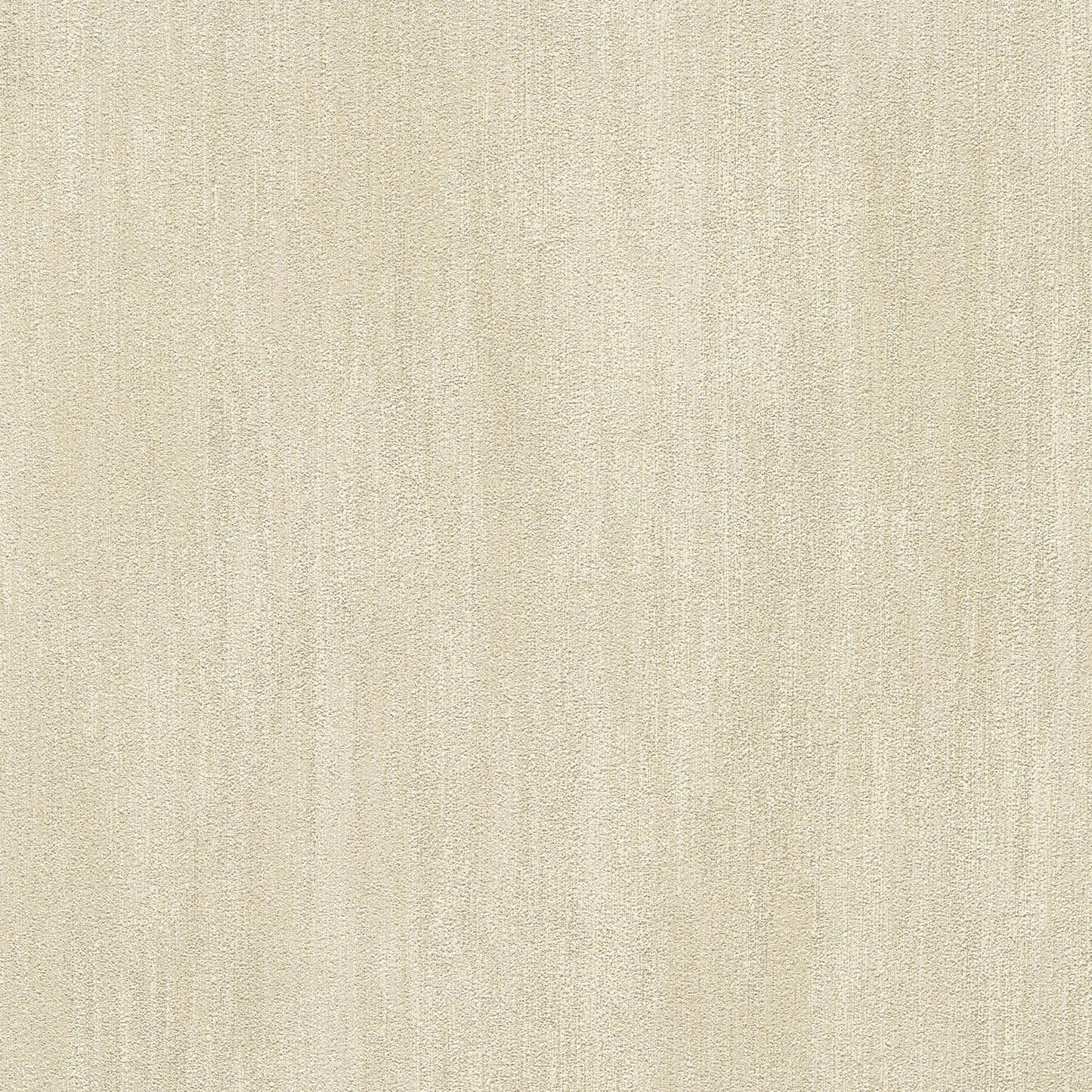 Beige wallpaper with raised texture & subtle woven pattern.