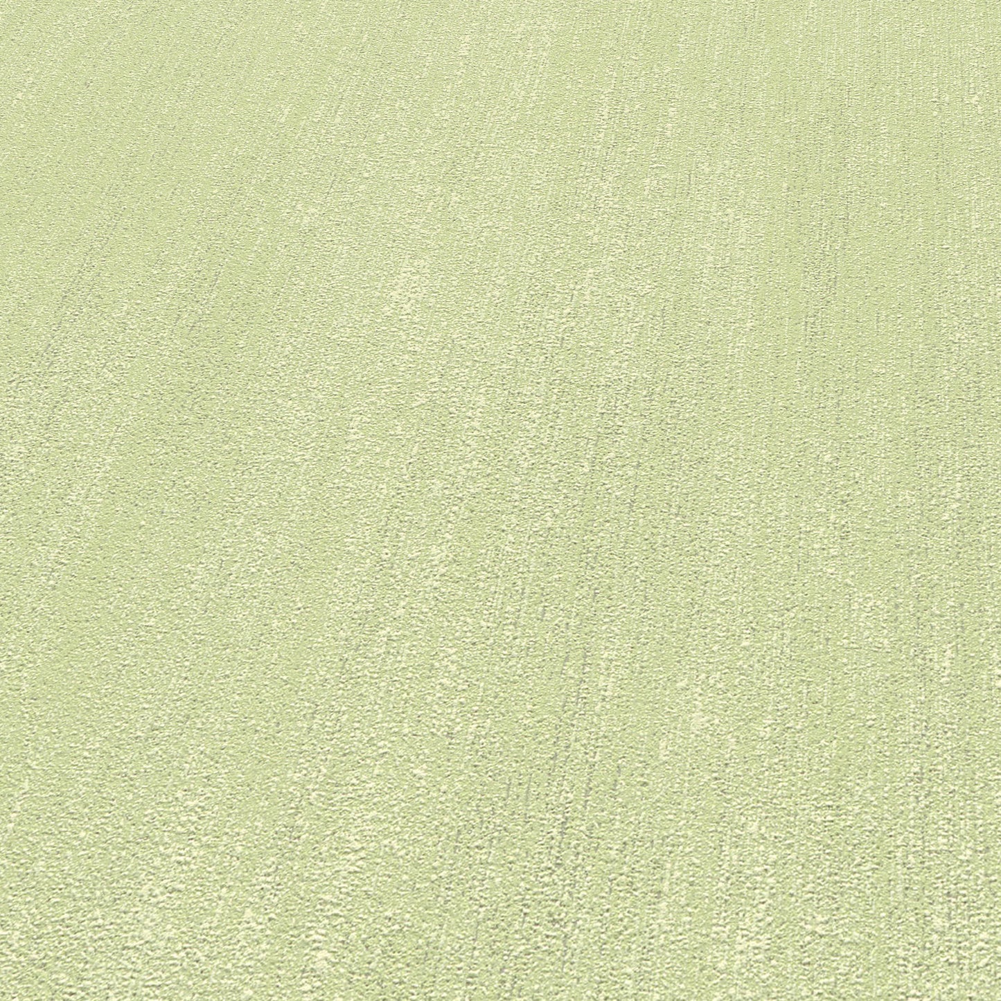 Pale sage-green wallpaper with a raised texture and soft brushed finish; traditional wallpaper pattern.