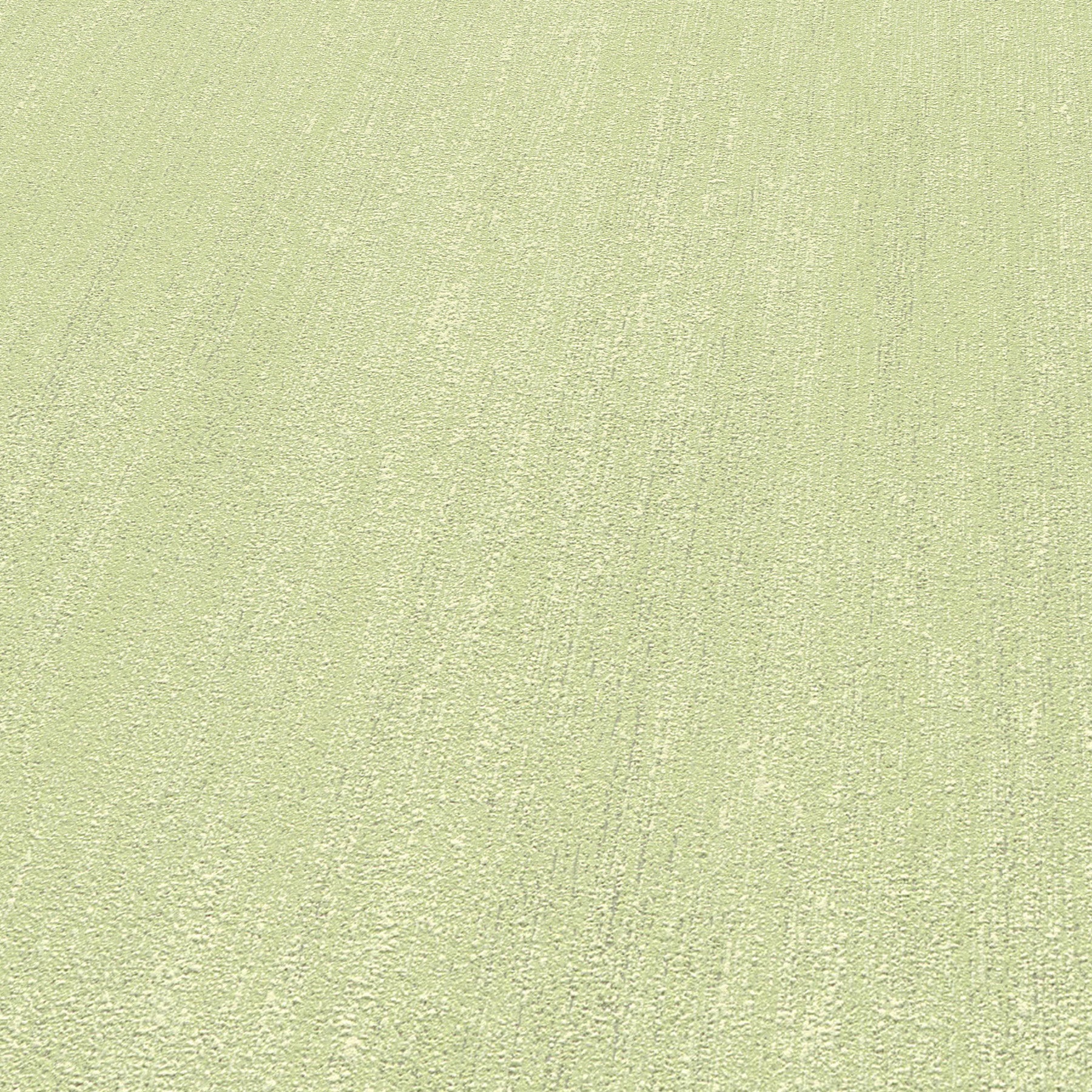 Pale sage-green wallpaper with a raised texture and soft brushed finish; traditional wallpaper pattern.