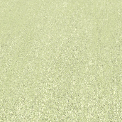 Pale sage-green wallpaper with a raised texture and soft brushed finish; traditional wallpaper pattern.
