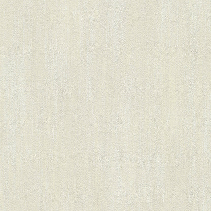 Cream wallpaper with a raised texture and a subtle linen-like weave.