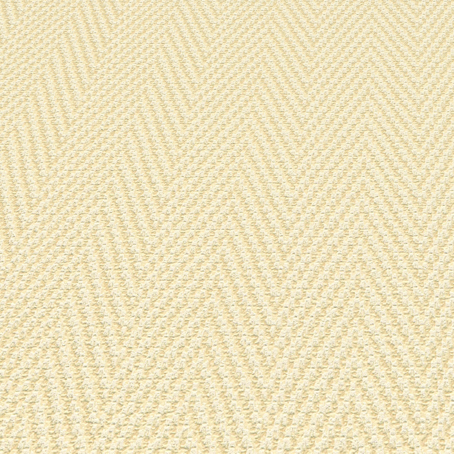 Cream-beige herringbone fabric with diagonal zigzag weave and soft woven texture.