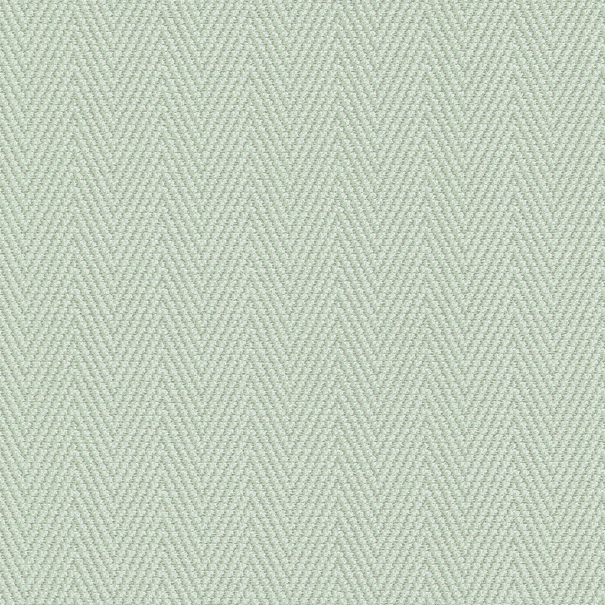 Light sage-green chevron stripe wallpaper with a subtle pattern.