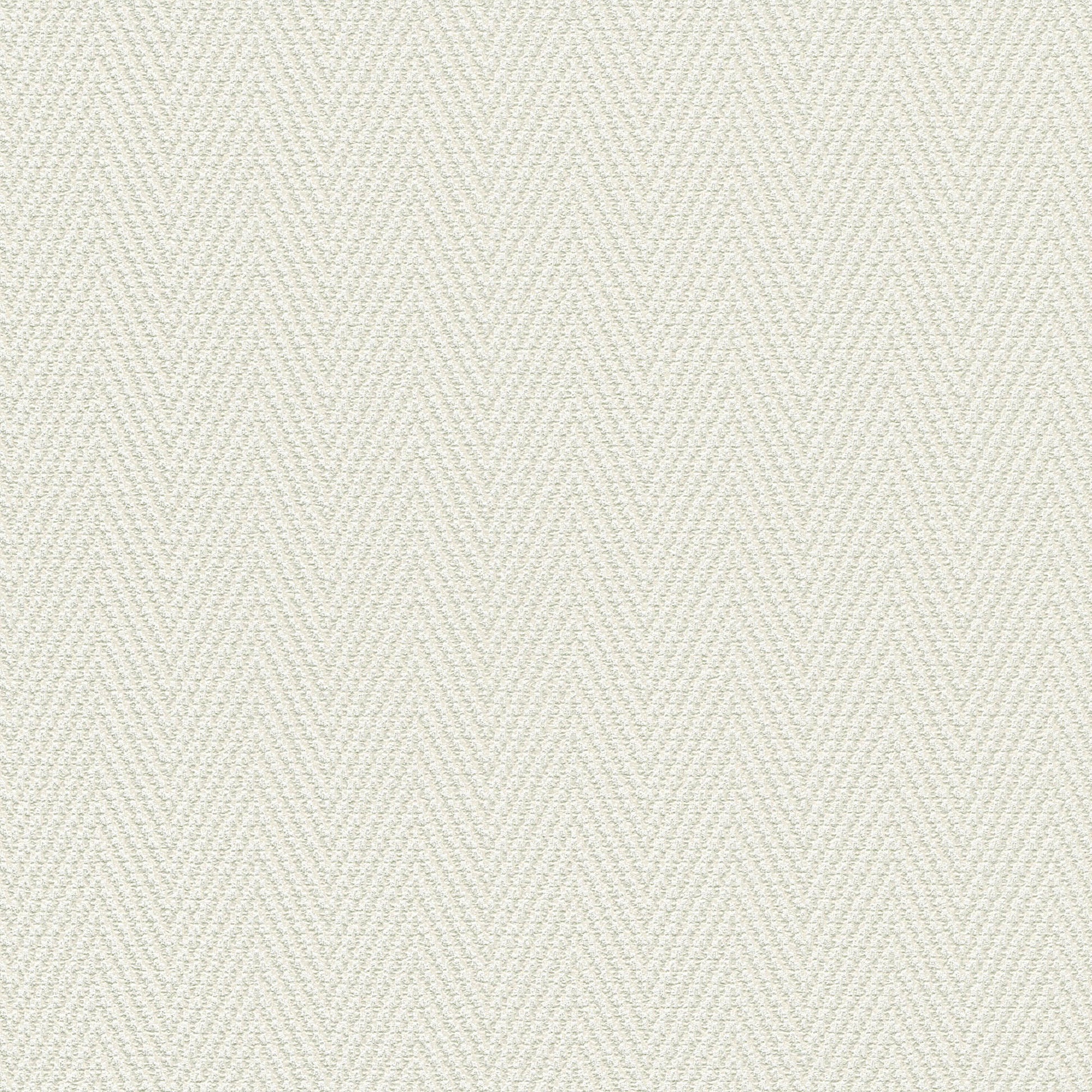 Cream wallpaper with a chevron stripe pattern and a subtle textured surface.