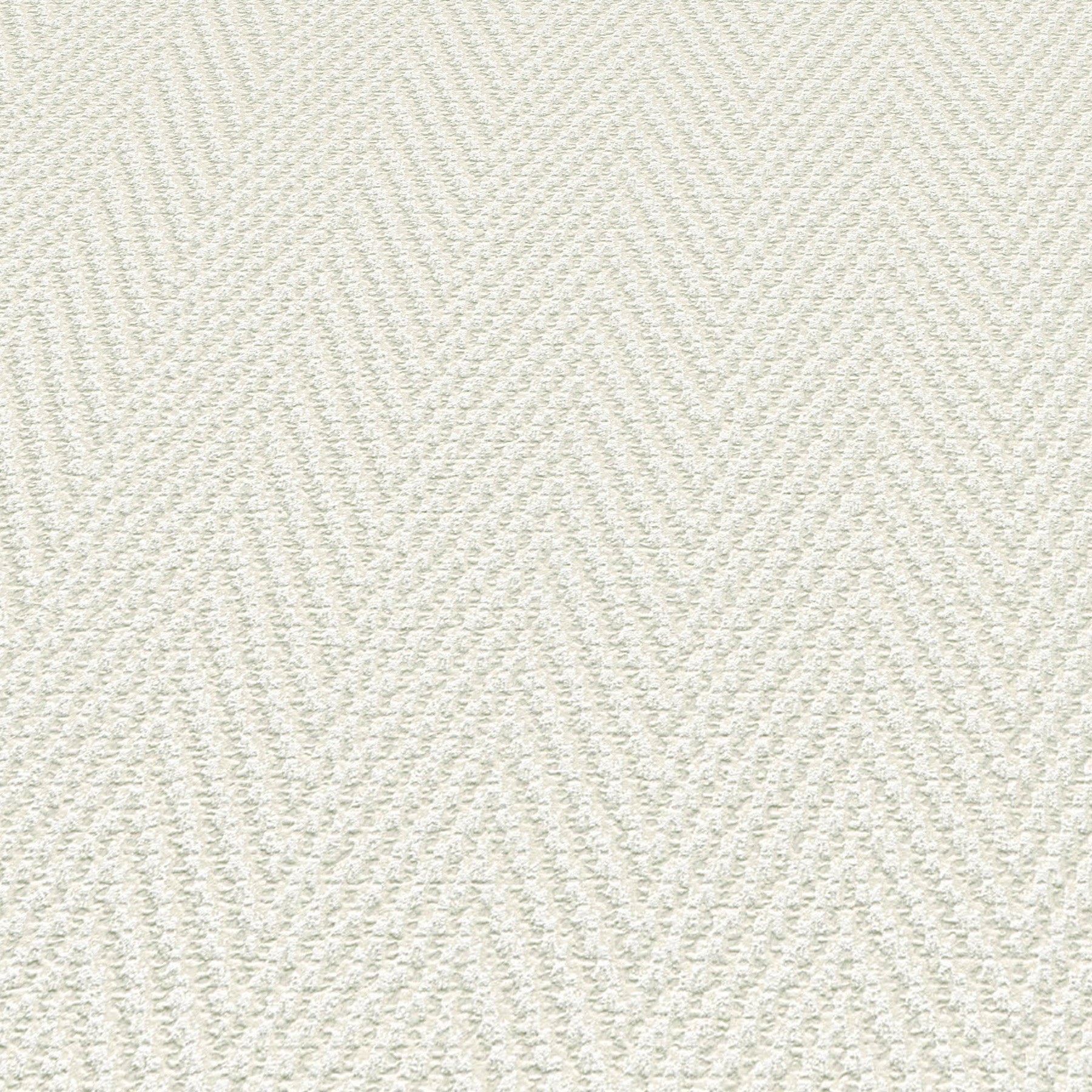 Cream wallpaper with a subtle chevron stripe pattern.
