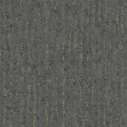 Dark black wallpaper with a subtle textured pattern, traditional style.