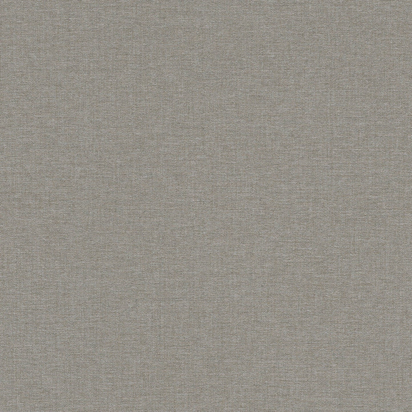 Dark gray linen-like wallpaper with a woven texture and subtle beige undertones.