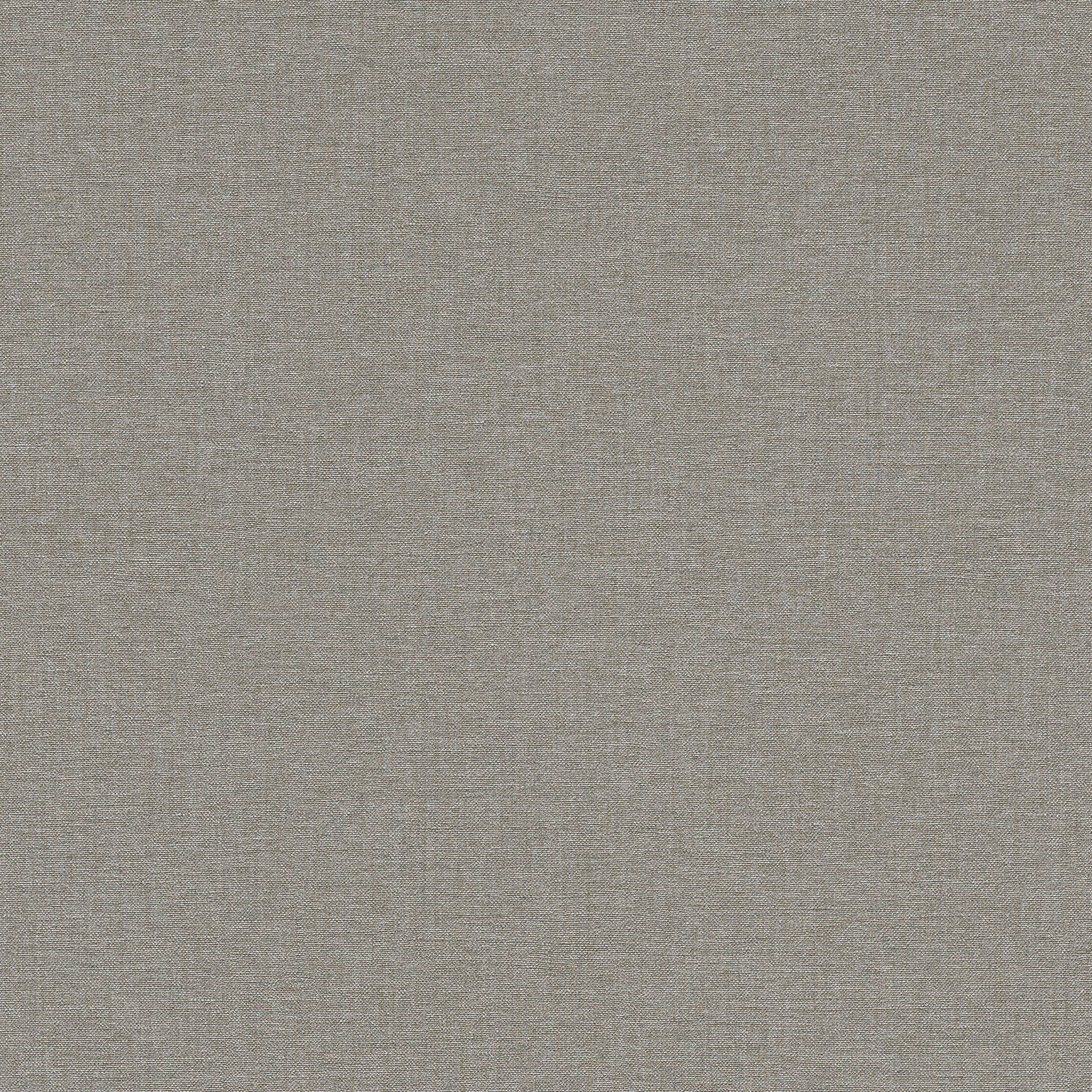 Dark gray linen-like wallpaper with a woven texture and subtle beige undertones.