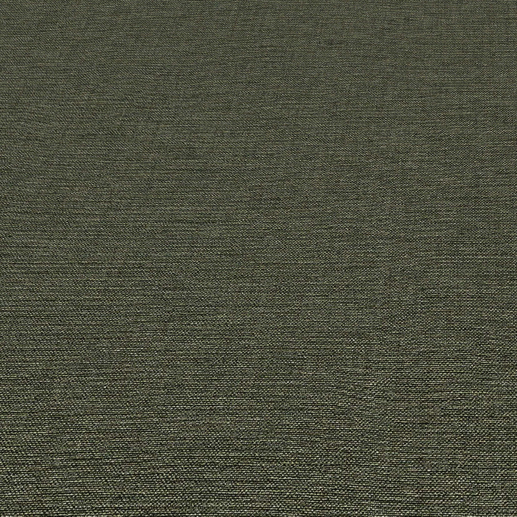 Olive green textured wallpaper swatch with a fine pattern and durable look.