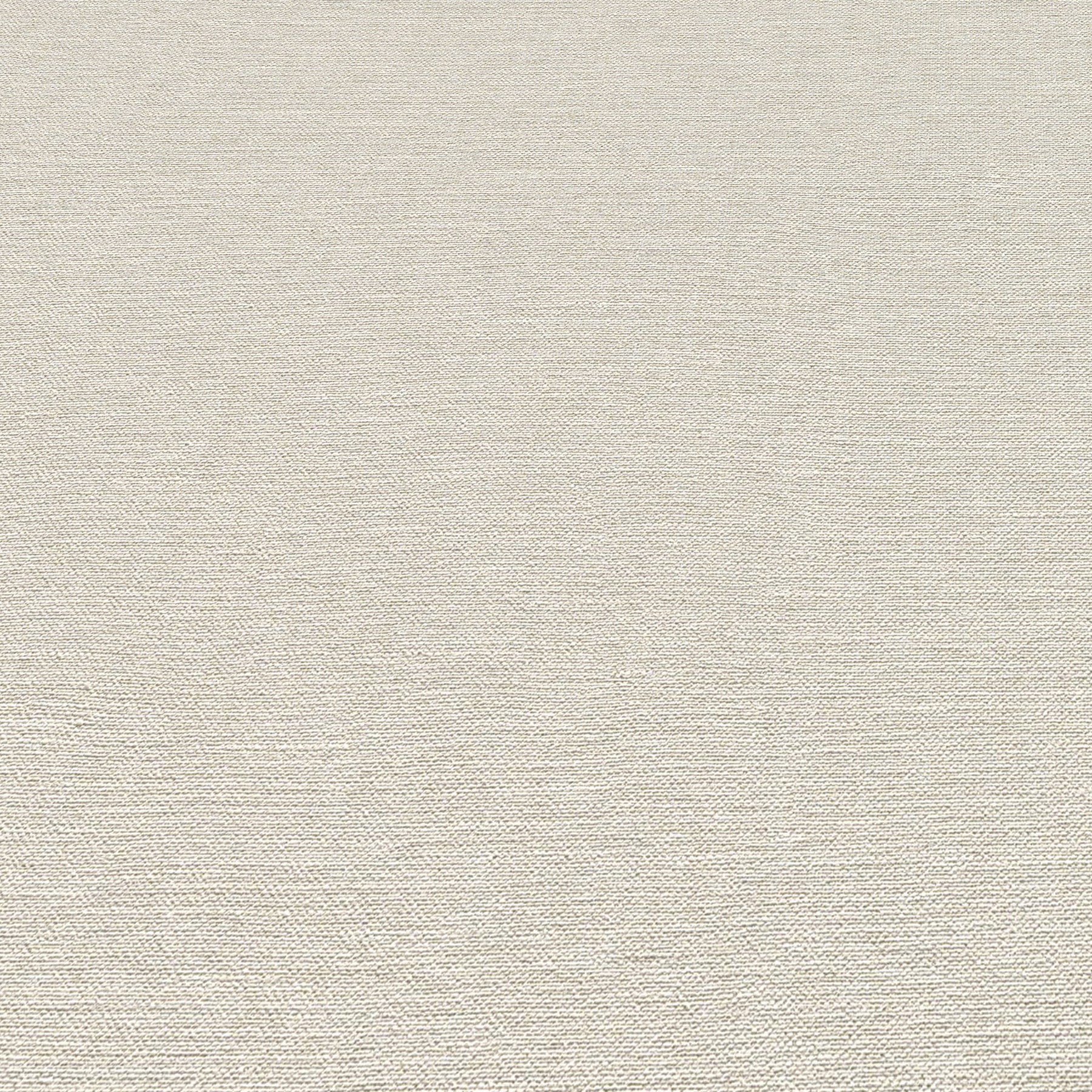 Off-white wallpaper with a linen texture and subtle woven lines.