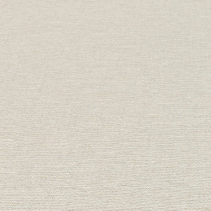 Off-white wallpaper with a linen texture and subtle woven lines.