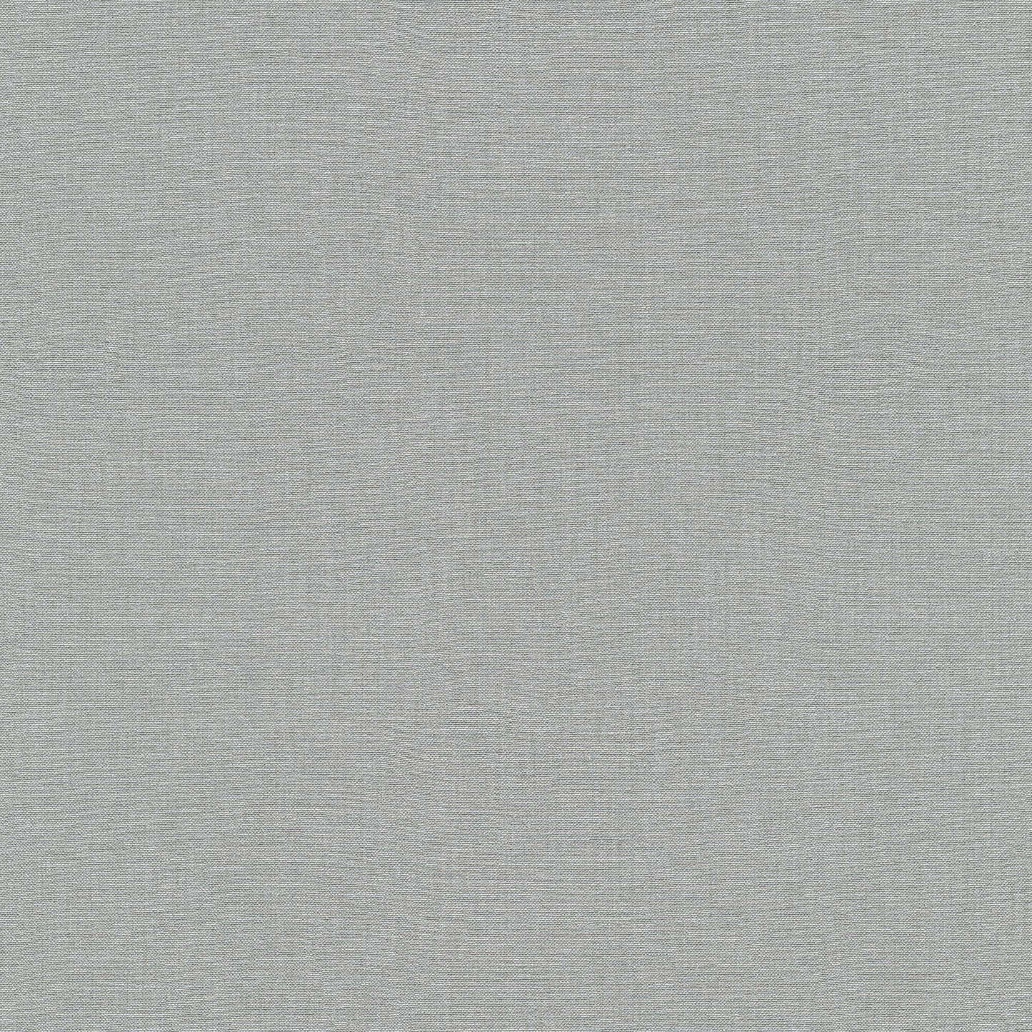 Blue linen-like wallpaper with subtle woven texture and traditional pattern.
