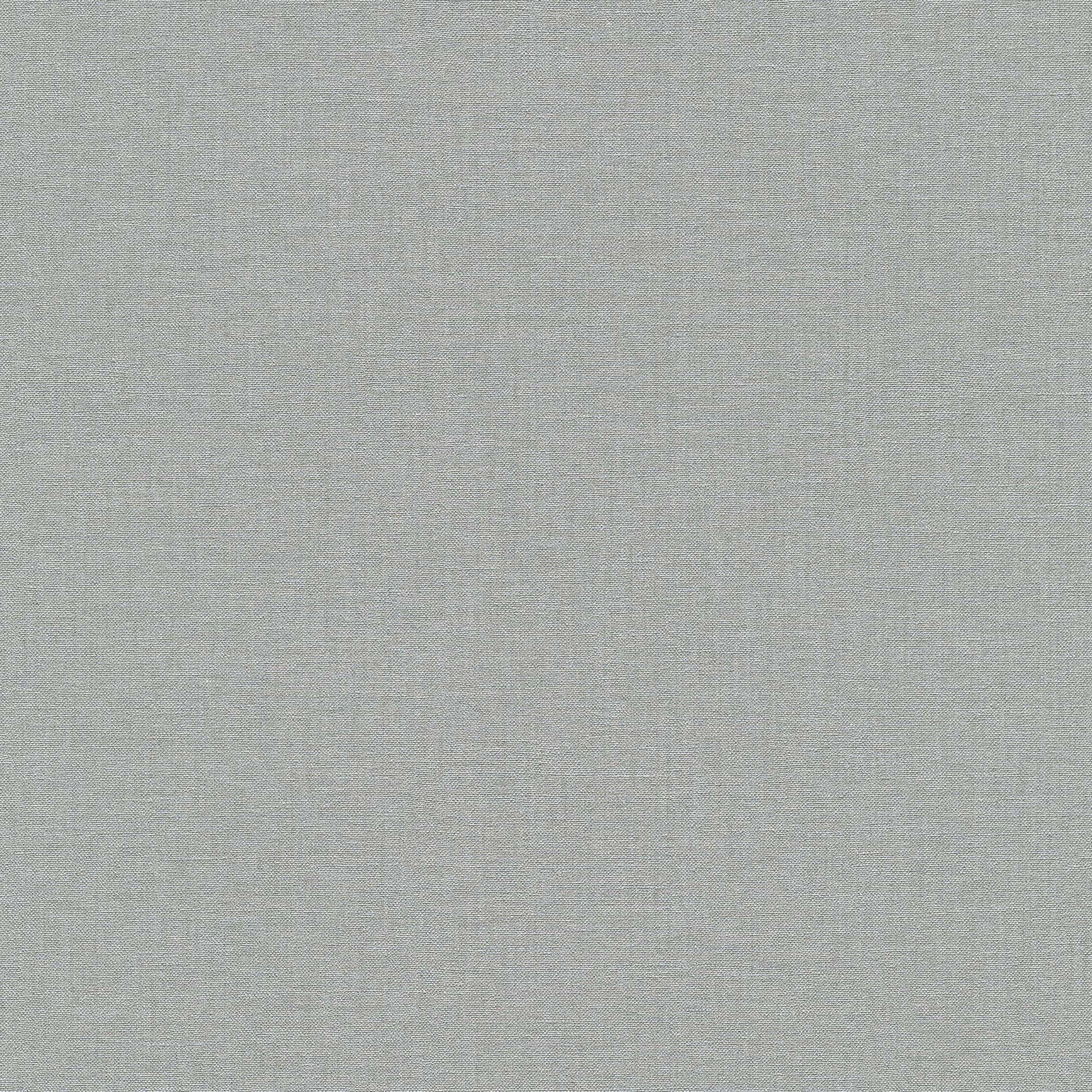 Blue linen-like wallpaper with subtle woven texture and traditional pattern.