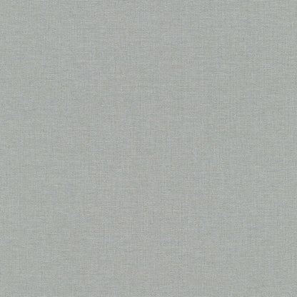 Blue linen-like wallpaper with subtle woven texture and traditional pattern.