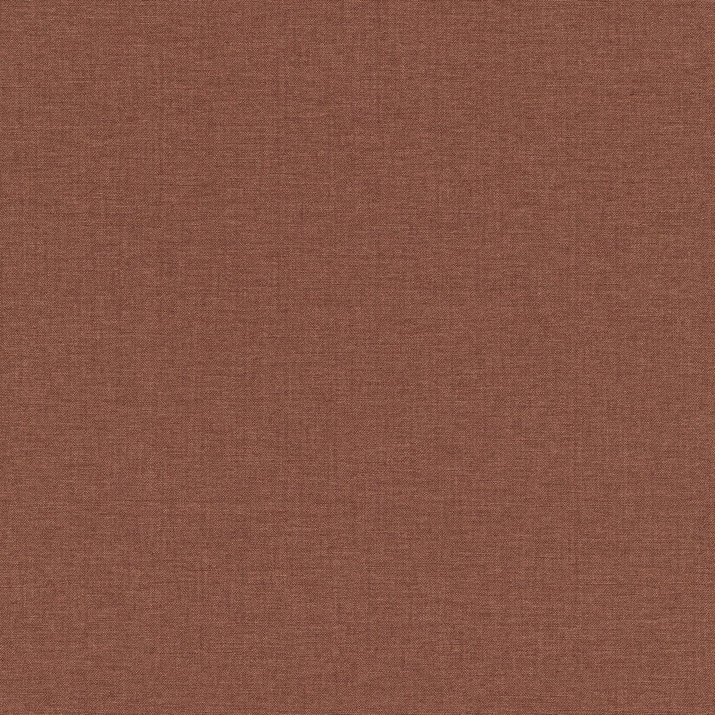 Red linen-style wallpaper with a tight woven texture and matte finish.