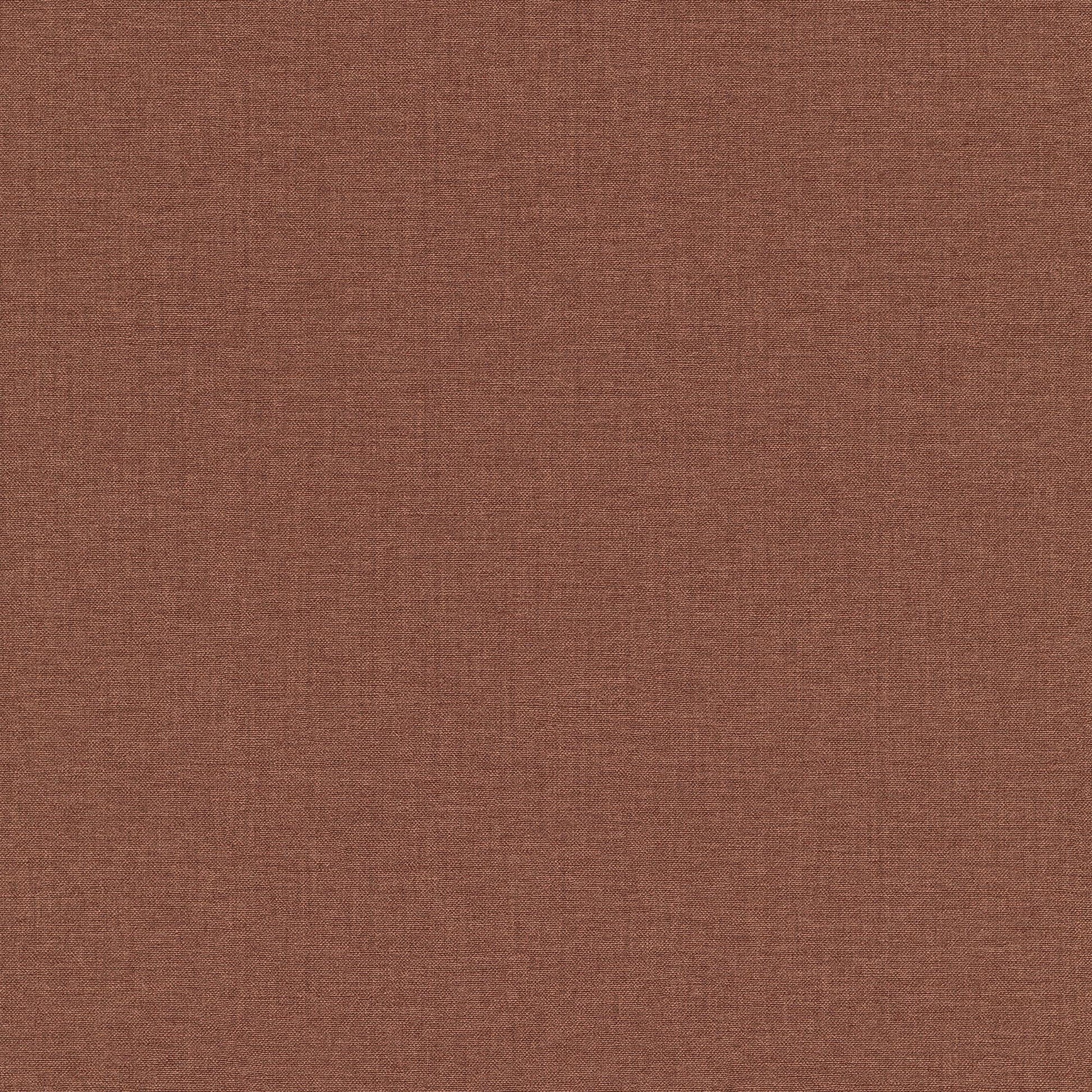 Red linen-style wallpaper with a tight woven texture and matte finish.