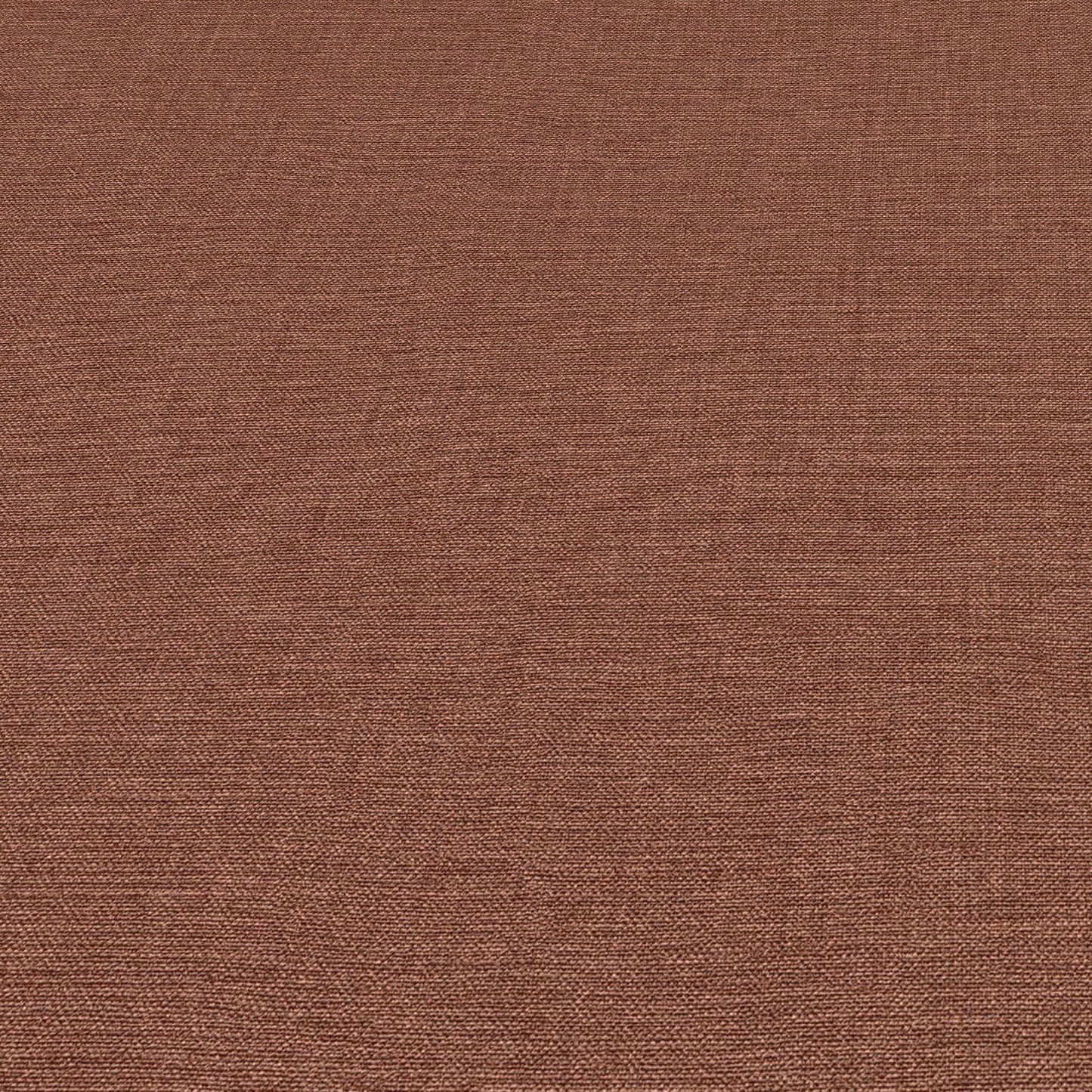 Close-up of red linen-textured wallpaper with a tight woven pattern.