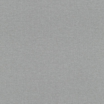 Light gray wallpaper with a linen-like texture and subtle heather pattern.