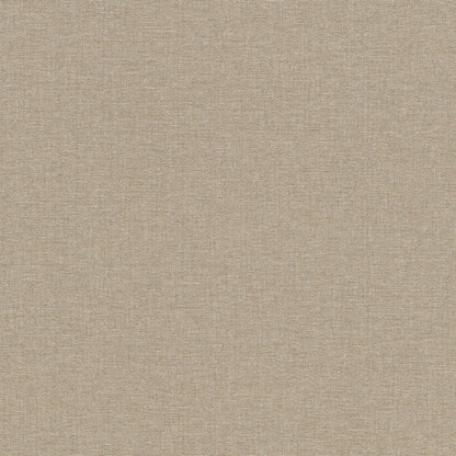 Close-up of brown, linen-like wallpaper texture with a subtle woven pattern.