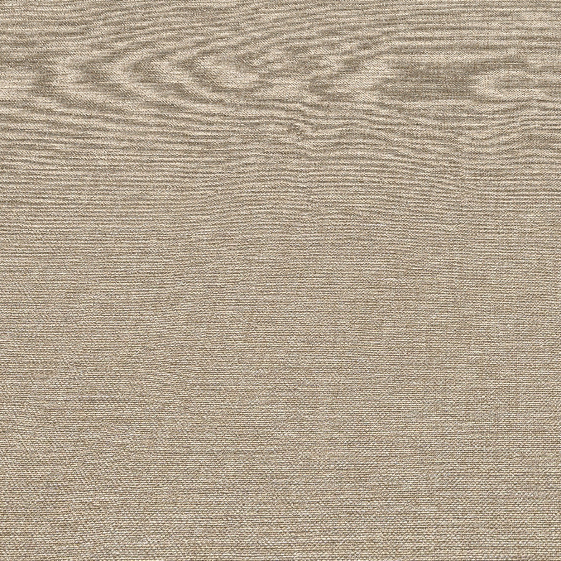 Brown linen-effect wallpaper with a woven texture & traditional pattern.