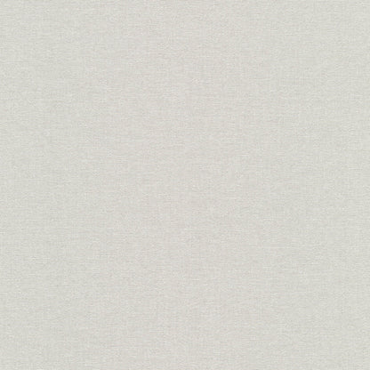 Close-up of light beige linen-textured cream wallpaper with a natural weave.