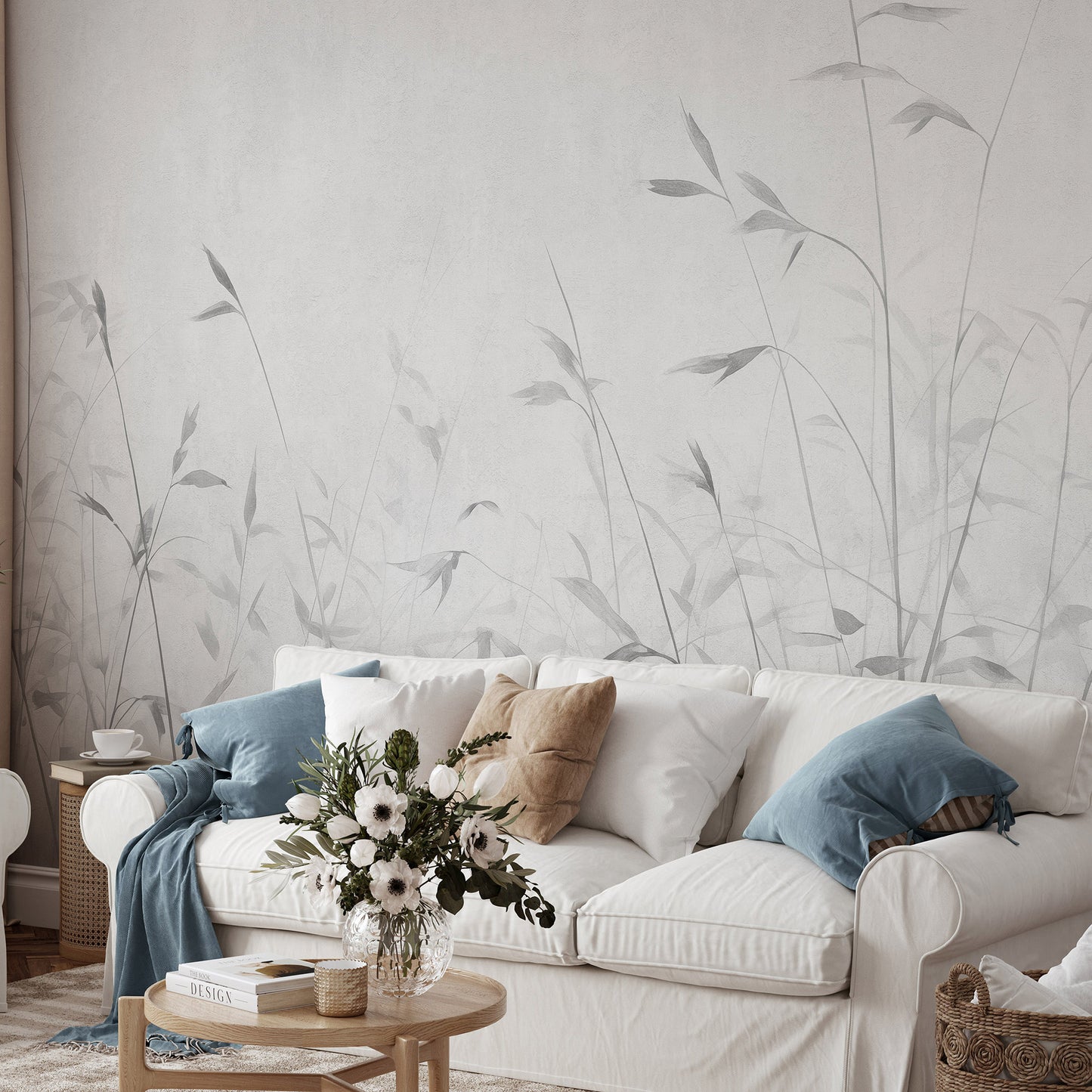 VEER DECOR Hint of Autumn Gray Wall Mural Landscape Traditional light,grey  Wallpaper - 8416-VRZM-AA-2