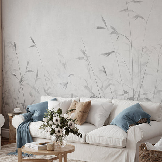 VEER DECOR Hint of Autumn Gray Wall Mural Landscape Traditional light,grey  Wallpaper - 8416-VRZM-AA-2