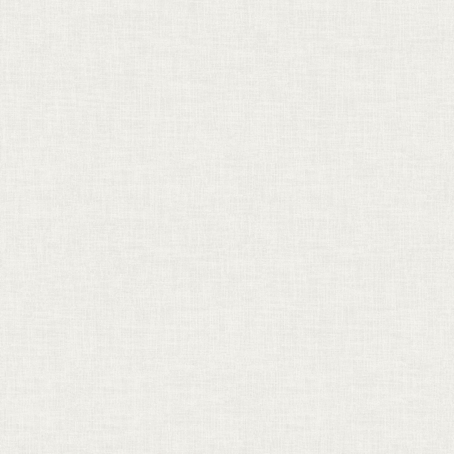 White wallpaper with a linen-weave texture and subtle woven pattern.
