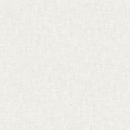 White wallpaper with a linen-weave texture and subtle woven pattern.