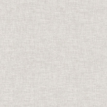 Light gray wallpaper with a linen-weave texture and subtle woven pattern.