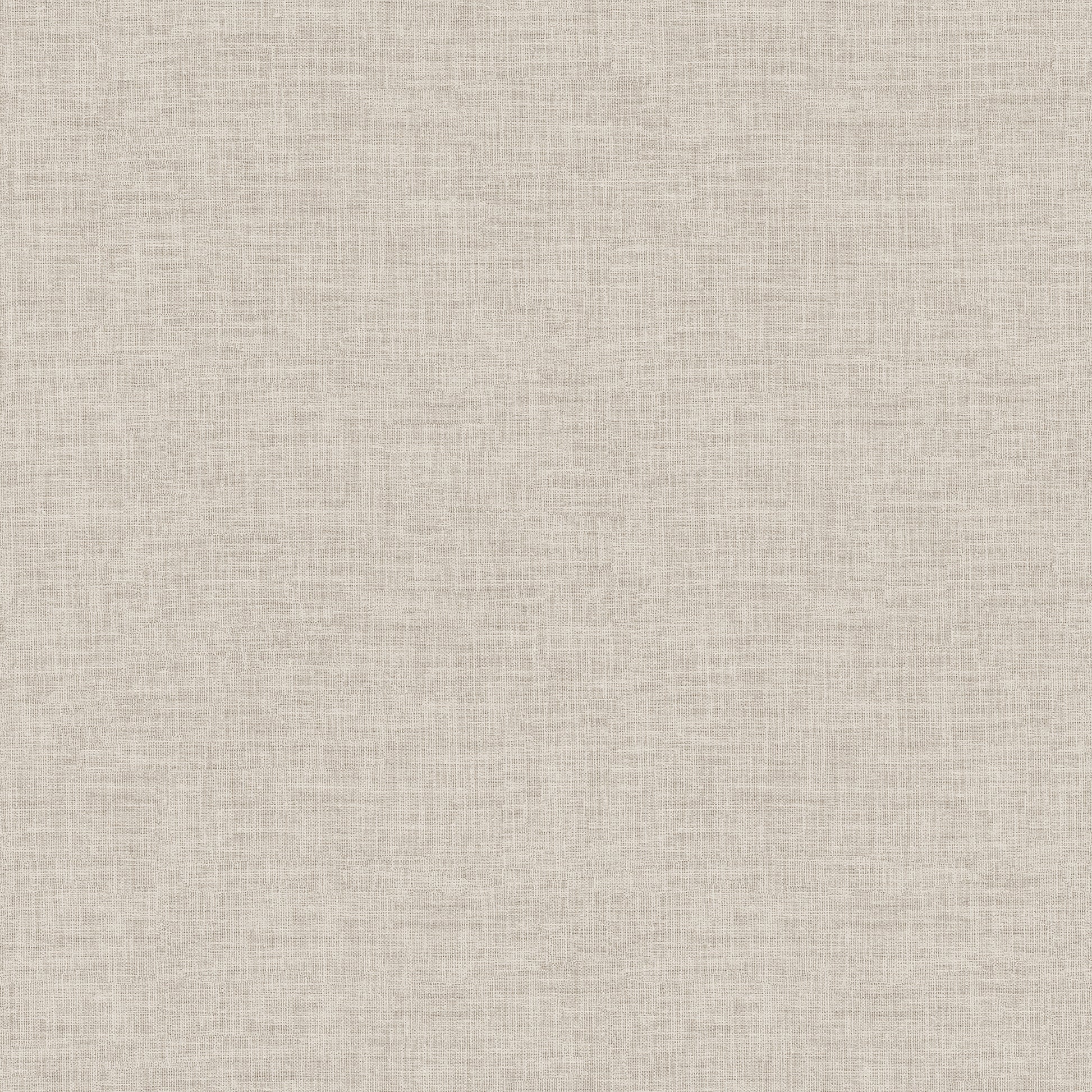 Taupe wallpaper with a linen-weave texture, close-up showing a subtle woven pattern for neutral home decor.