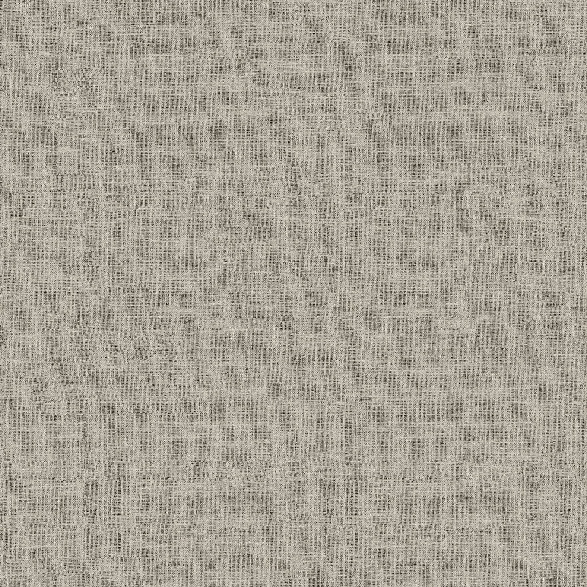 Beige linen-textured wallpaper close-up with subtle woven crosshatch.