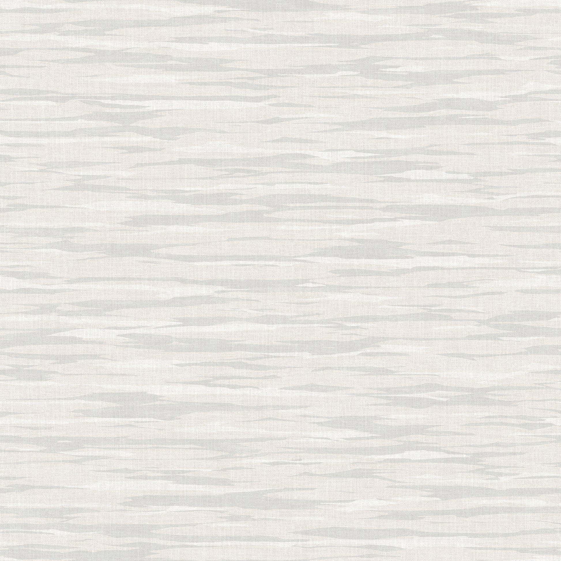 Light cream wallpaper with subtle gray horizontal bands and a woven texture.