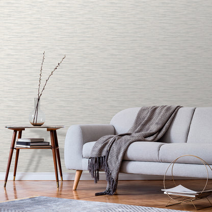 Horizon Gray wallpaper pattern in a contemporary gray design.