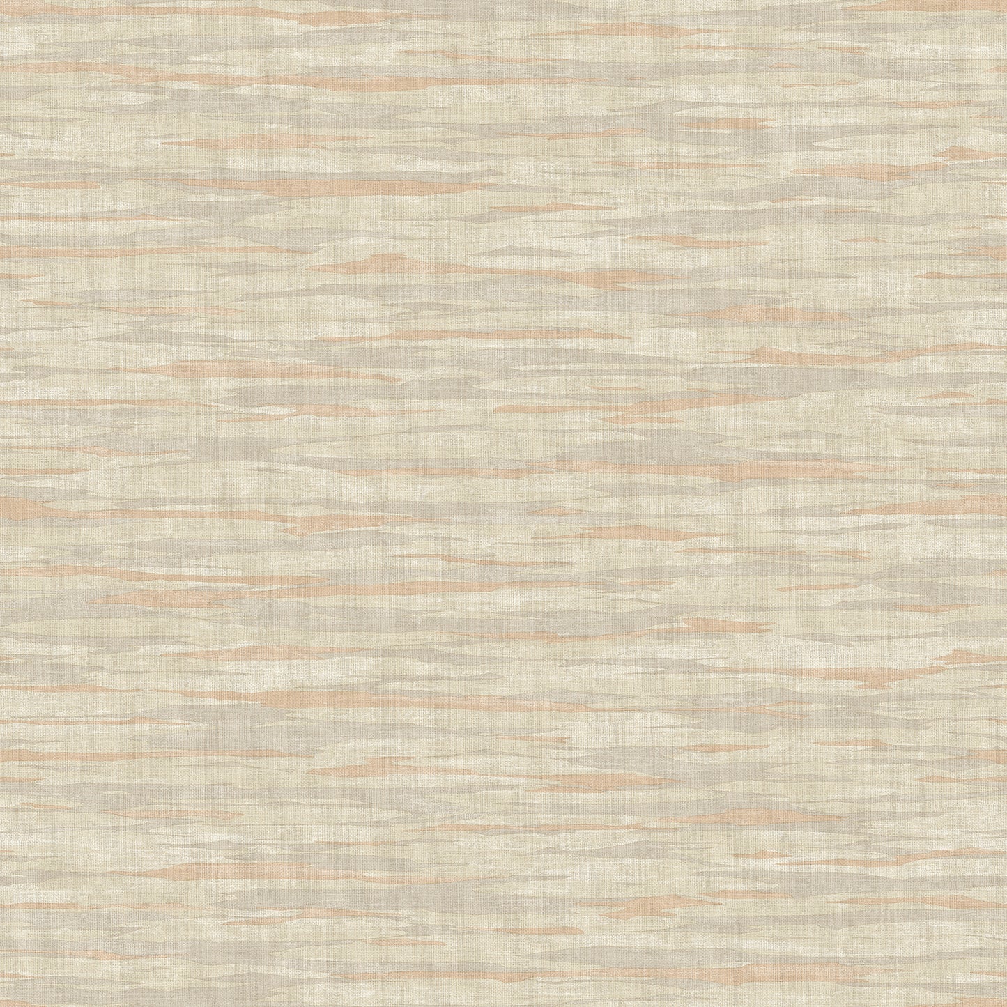 Beige linen-like fabric texture with soft peach horizontal streaks and subtle woven grain