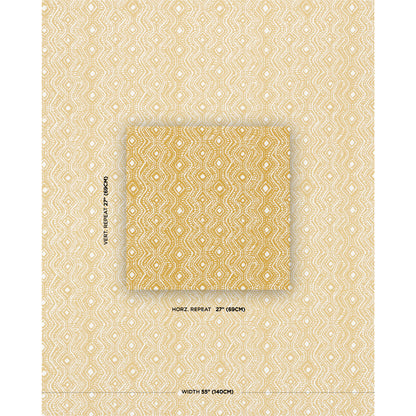 SCHUMACHER  LIVE IT UP! COLMA INDOOR/OUTDOOR WOVEN WOVEN MARIGOLD   - 84240