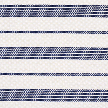 SCHUMACHER FABRIC  LIVE IT UP! SERRA MESA INDOOR/OUTDOOR STRIPE   NAVY   - 84270