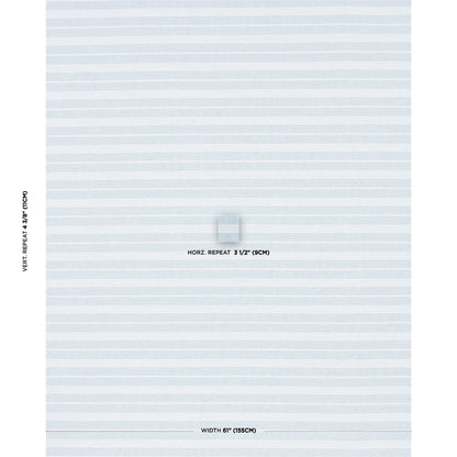 SCHUMACHER  LIVE IT UP! SERRA MESA INDOOR/OUTDOOR STRIPE WOVEN WOVEN CHAMBRAY   - 84271