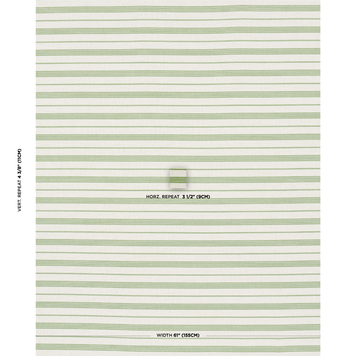SCHUMACHER  LIVE IT UP! SERRA MESA INDOOR/OUTDOOR STRIPE WOVEN WOVEN VERDE   - 84272