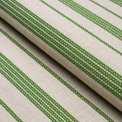 SCHUMACHER  LIVE IT UP! SERRA MESA INDOOR/OUTDOOR STRIPE WOVEN WOVEN VERDE   - 84272