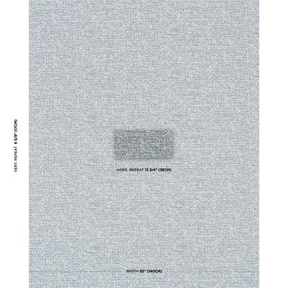 Indigo sarong-weave indoor/outdoor woven fabric swatch.