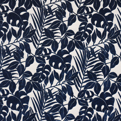 SCHUMACHER  PERENNIAL FAVORITES MIRAMAR INDOOR/OUTDOOR VELVET VELVET VELVET NAVY   - 84323