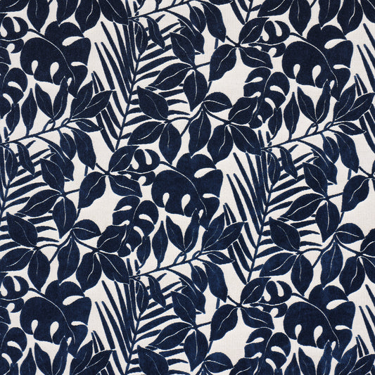 SCHUMACHER  PERENNIAL FAVORITES MIRAMAR INDOOR/OUTDOOR VELVET VELVET VELVET NAVY   - 84323