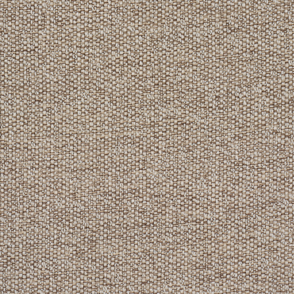 Beige & tan woven fabric texture with a tight basket-weave pattern for upholstery