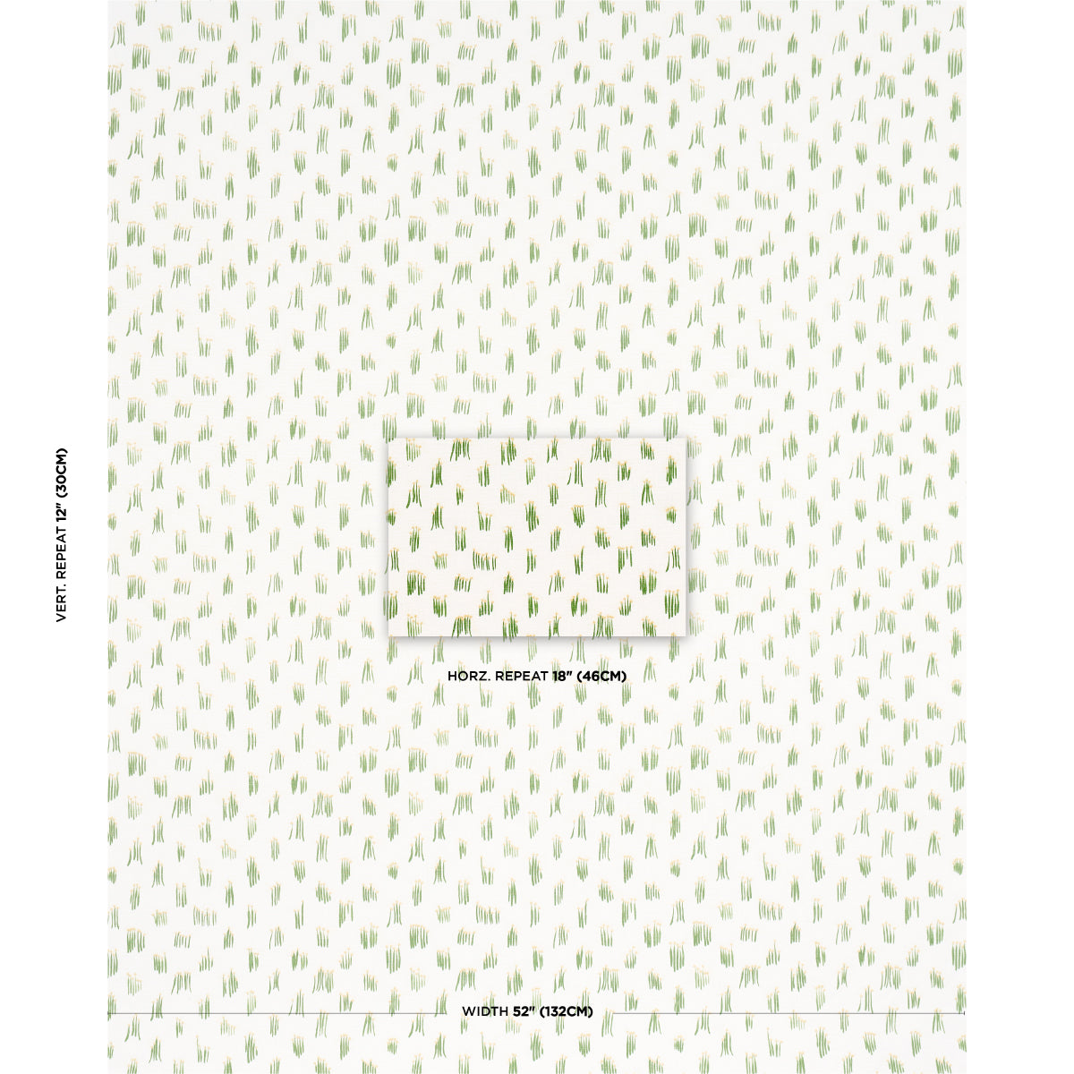 SCHUMACHER  STUDIO BON MEADOW BUTTON HAND EMBROIDERY WOVEN WOVEN YELLOW   - 84390