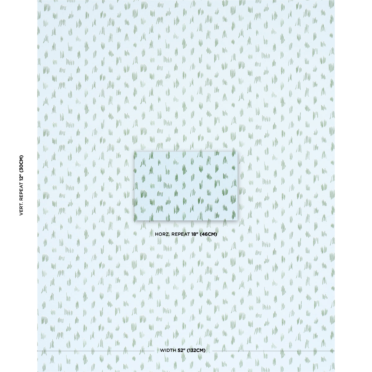 SCHUMACHER  STUDIO BON MEADOW BUTTON HAND EMBROIDERY WOVEN WOVEN BLUE   - 84392