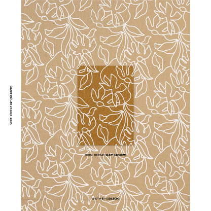 SCHUMACHER  MESA LOLA EMBROIDERY WOVEN WOVEN SAFFRON   - 84411