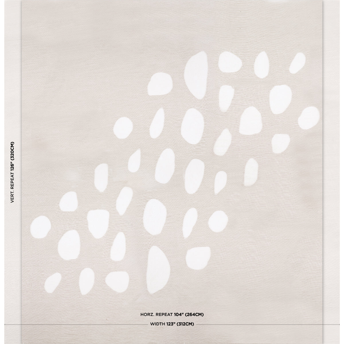 SCHUMACHER  MESA ELAINE SHEER WOVEN WOVEN BIRCH   - 84420