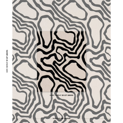 SCHUMACHER  MESA DEFEO EMBROIDERY WOVEN WOVEN NOIR   - 84430