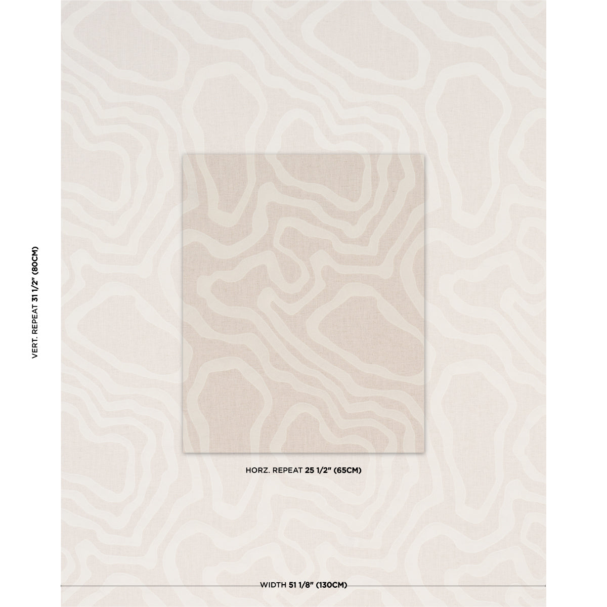 SCHUMACHER  MESA DEFEO EMBROIDERY WOVEN WOVEN BONE   - 84431